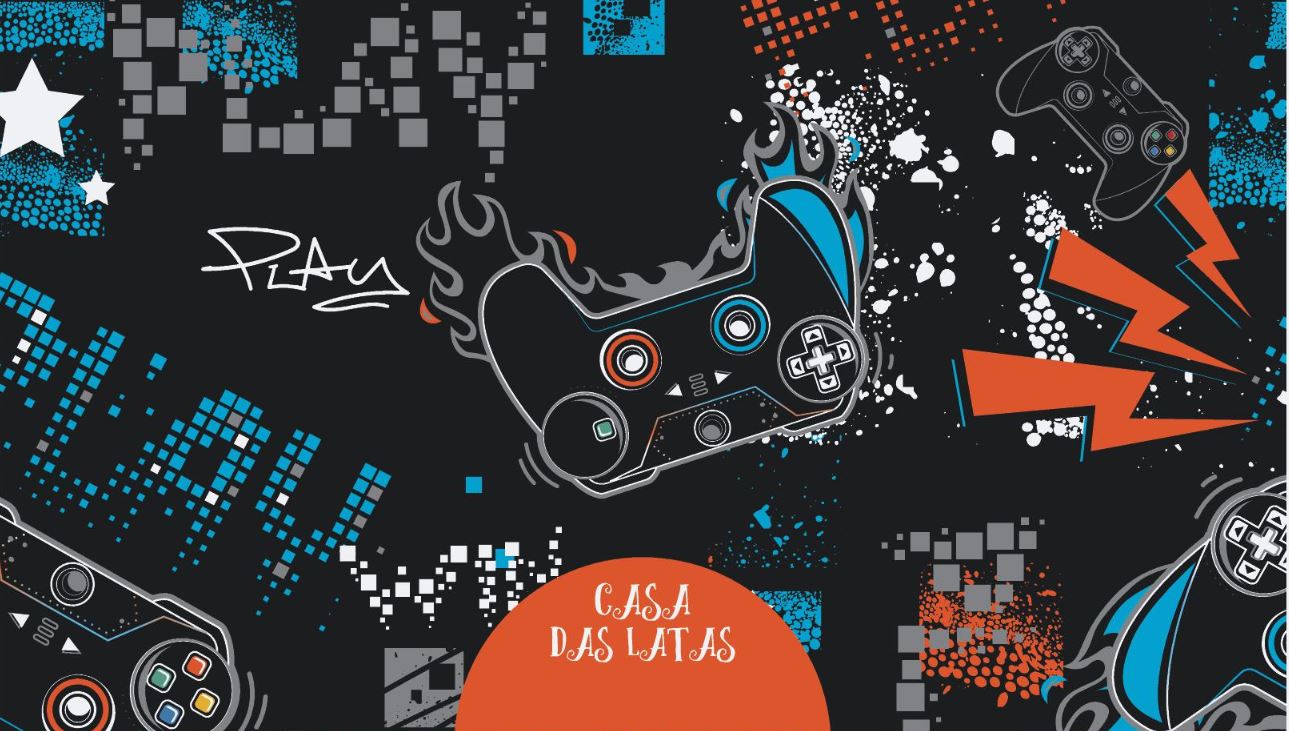 Casa das Latas Video Game 9,9x17,6cm