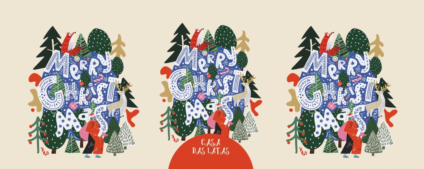 Casa das Latas Arvore Bege 9,9x12,2cm