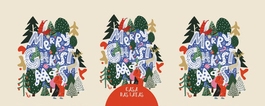 Casa das Latas Arvore Bege 9,9x12,2cm