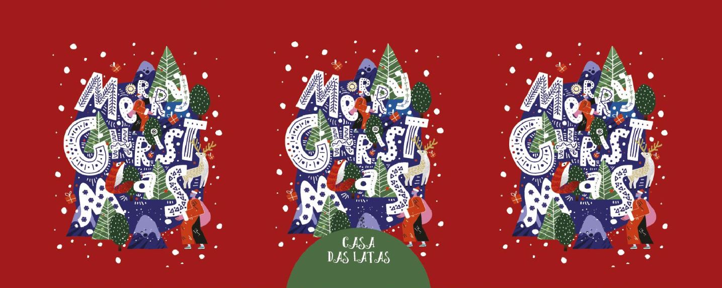 Casa das Latas Arvore Vermelho 9,9x12,2cm