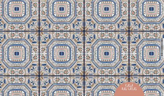 Lata Azulejo 4 Retangular 8,5x17,5x6 cm