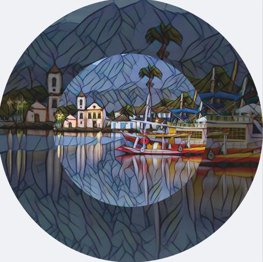 Casa das Latas Paraty Barco 16,5x6,6cm