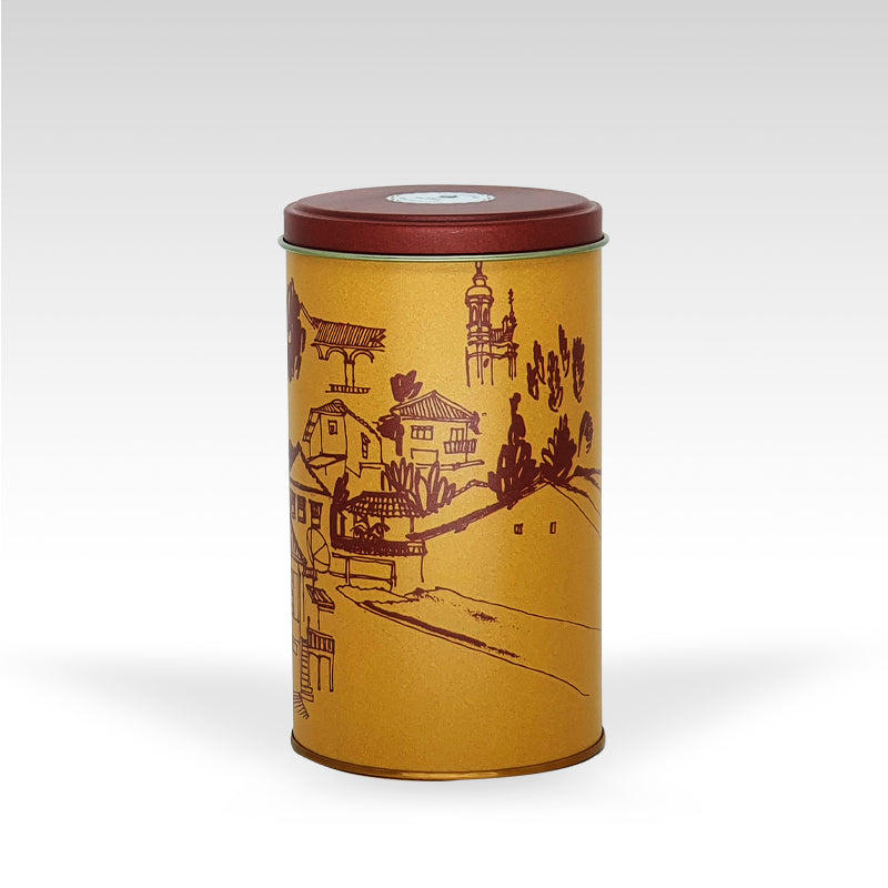 Lata Ouro preto Bege 9,9 x 17,6 cm - Ouro Preto