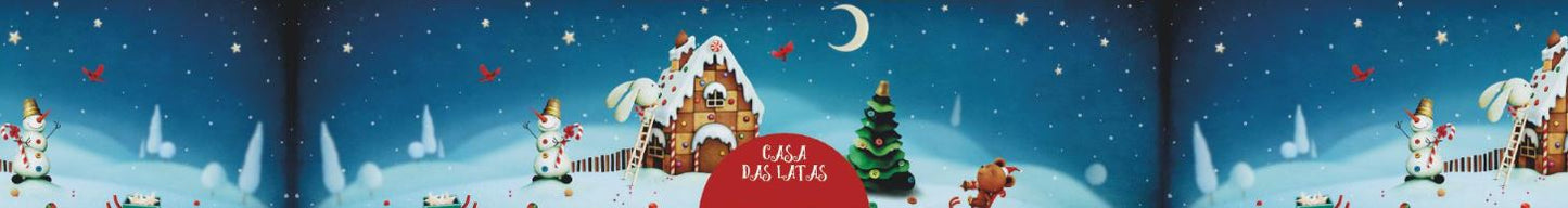 Casa das Latas Boneco de Neve 16,5 x 6,6 cm