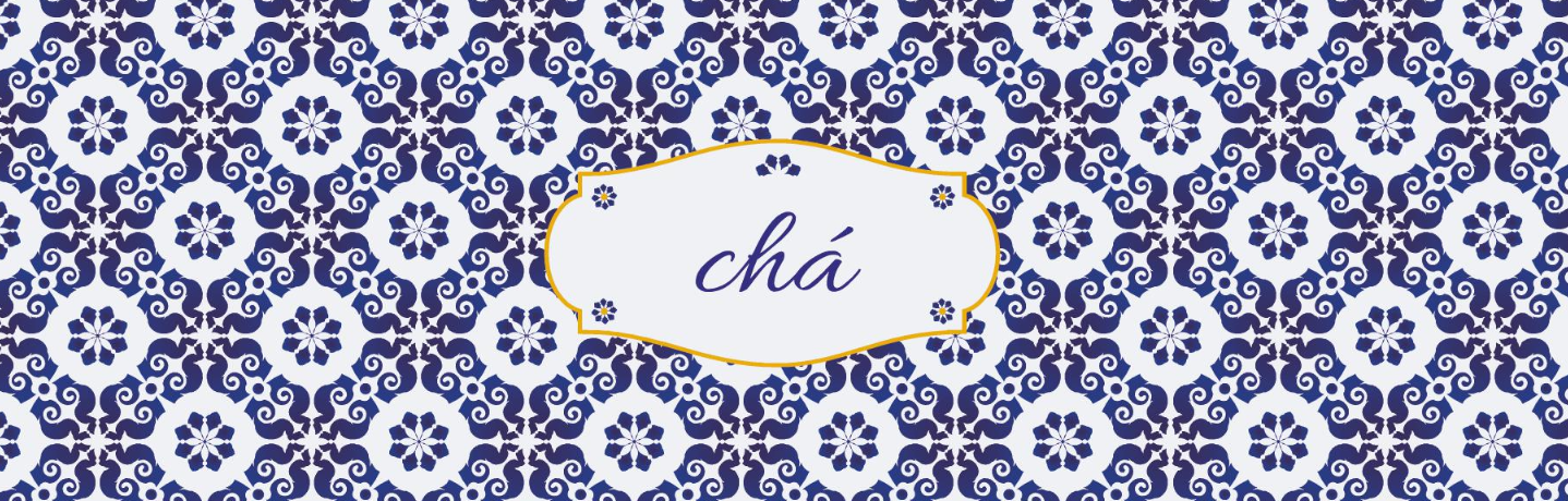 Lata Chá Azulejo 9,9x10 cm