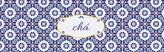 Lata Chá Azulejo 9,9x10 cm