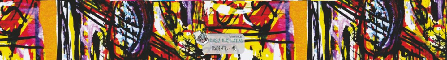 Casa das Latas Tiradentes Vermelho 16,5x6,6cm