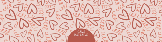 Lata Namorados Coração 9,9x7,7cm