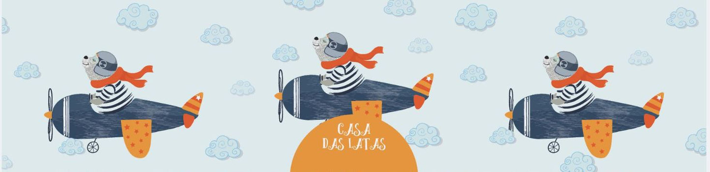 Casa das Latas Avião 99x77 - Dia das Crianças