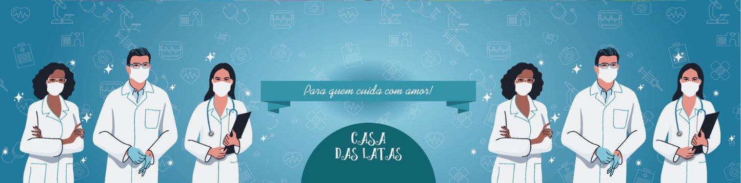 Casa das Latas Médicos Cuida 99x77