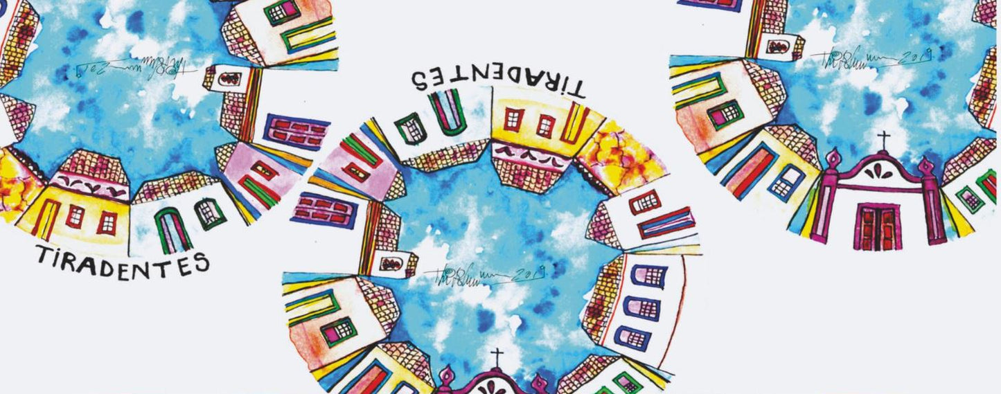 Casa das Latas Tiradentes Escrito Preta 99x122