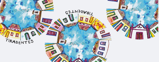 Casa das Latas Tiradentes Escrito Preta 99x122