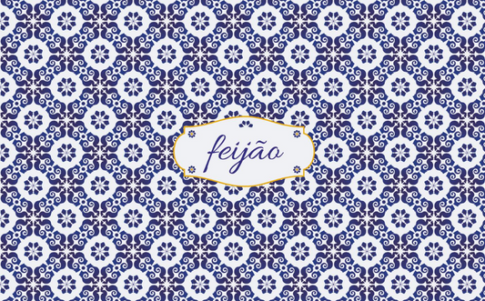Lata Feijão Azulejo 9,9x19 cm