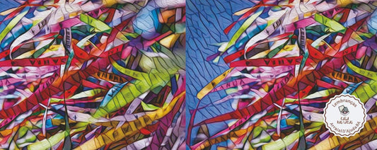 Casa das Latas Arraial Dajuda Fita Colorida 99x122