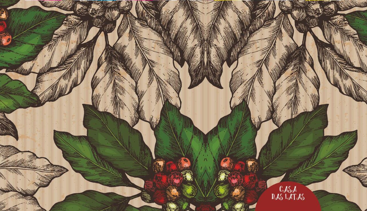 Casa das Latas Folhagem Retangular 1 L