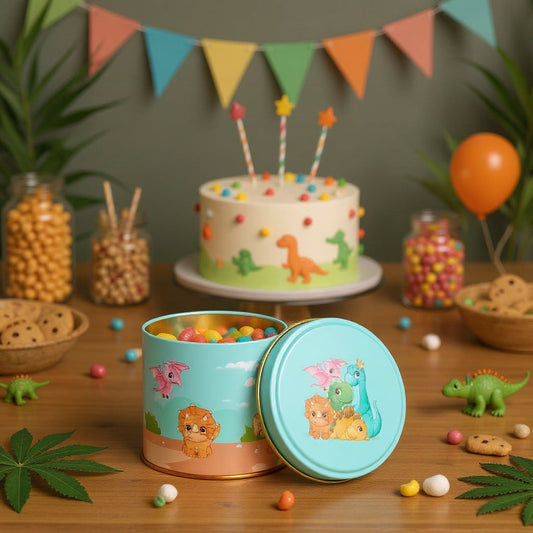 Lata Dinossauro - 9,9 x 10,0 cm