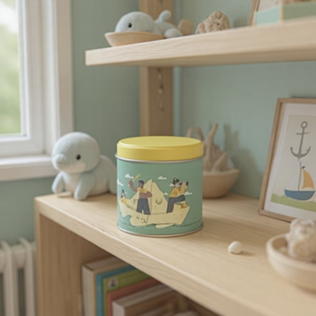 Lata Barquinho - 9,9 x 10,0 cm