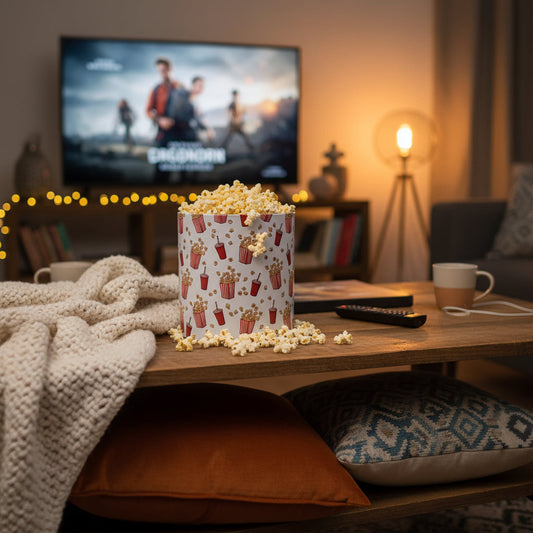 Lata Pipoca Vetor - 16,5 x 16,9 cm