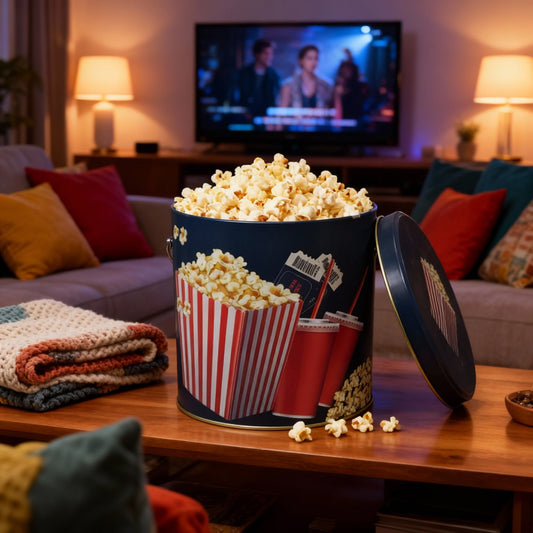 Lata Pipoca Pop&Soda - 16,5 x 16,9 cm