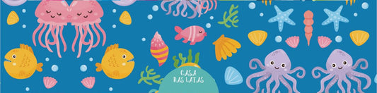 Casa das Latas Fundo do Mar 9,9x7,7cm - Dia das Crianças