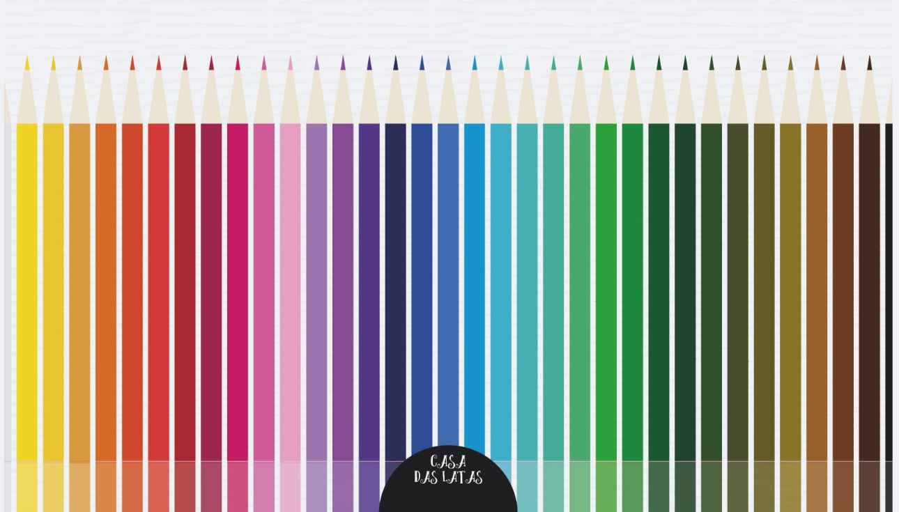 Lata Lápis Escritório 9,9x17,6 cm