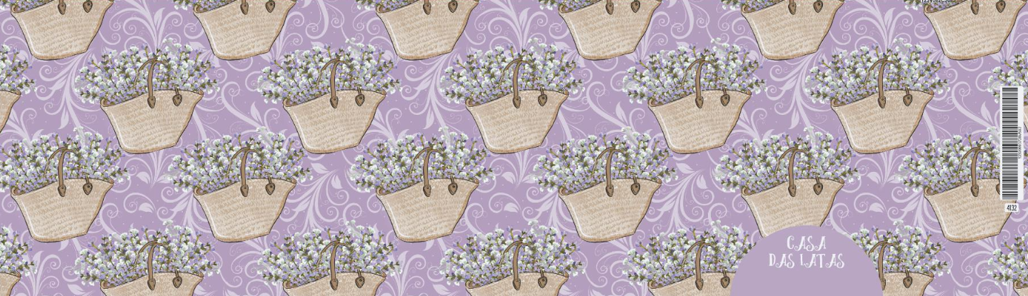 Lata Lavanda 09 Retangular 8,5x11,5x6,0 cm