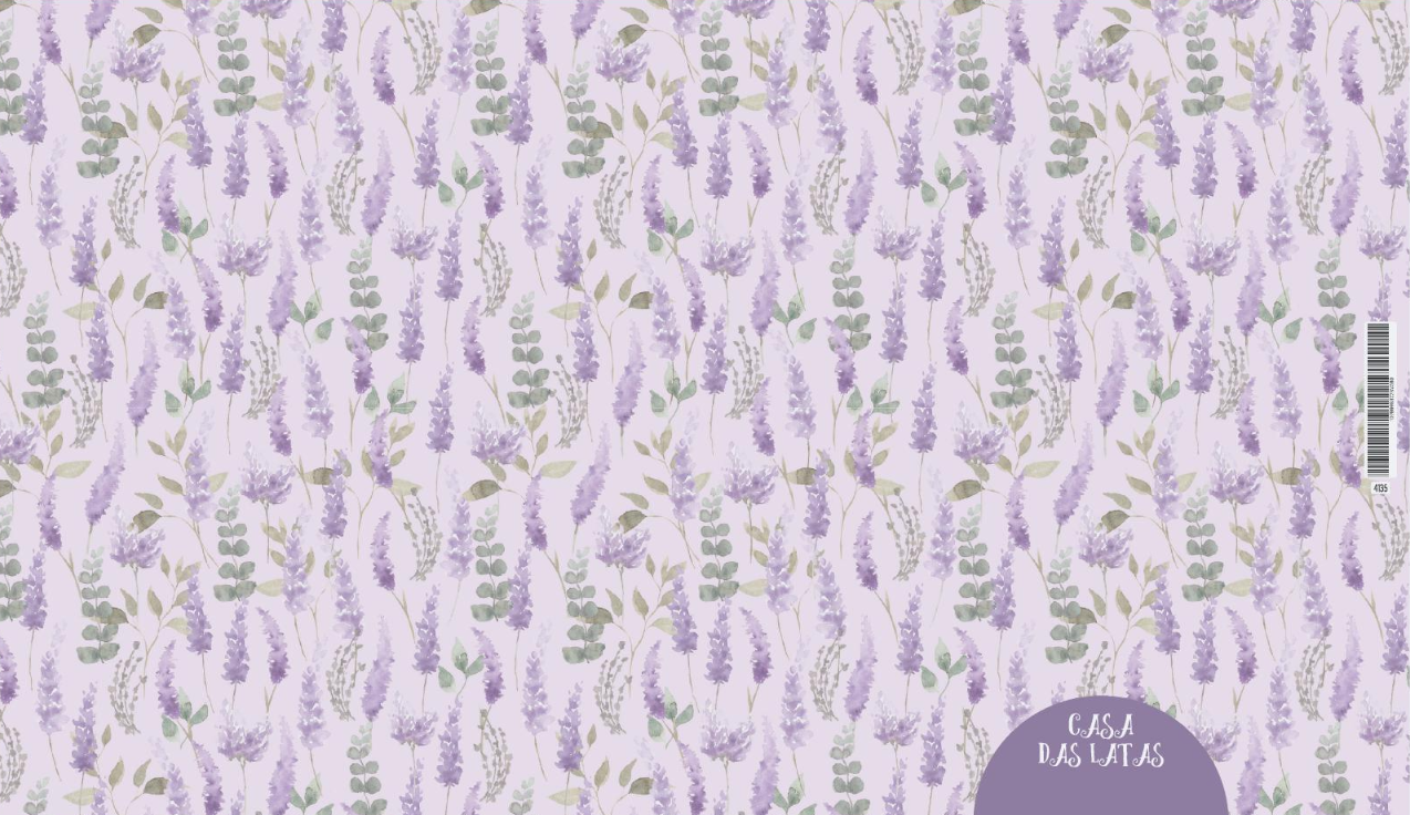 Lata Lavanda 10 Retangular 1L