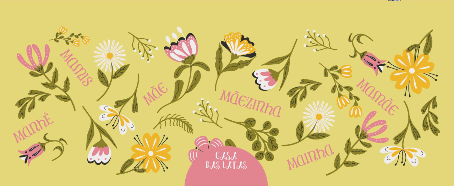 Lata Mães Mãe 9,9x12,2 cm