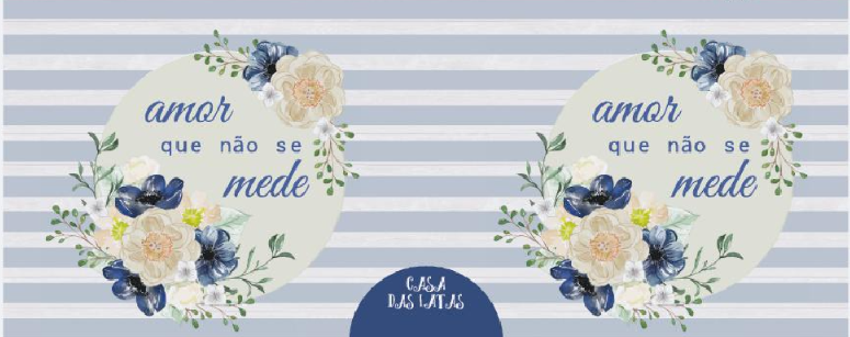 Lata Mães Mede 9,9x12,2 cm