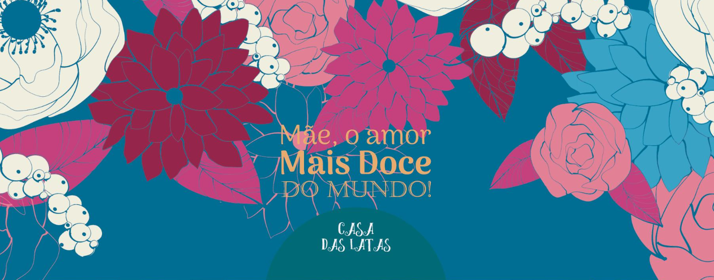 Lata Mães Flores 9,9x12,2 cm