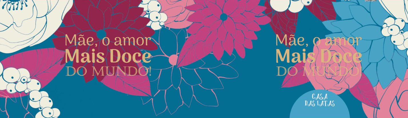 Lata Mães Mais Doce Retangular 8,5x11,5x6,0 cm