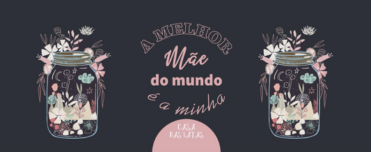 Lata Mães Melhor Mãe 9,9x12,2 cm