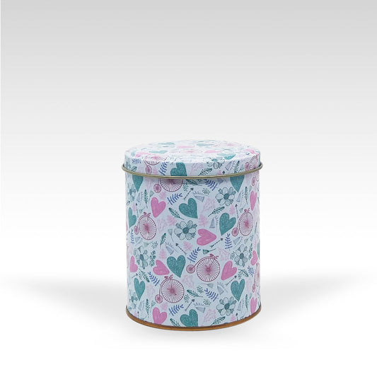 Lata Corações - 9,9 x 12,2 cm