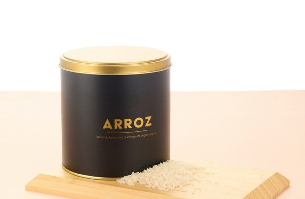 Lata Arroz Dourada - 12,7 x 13,0 cm