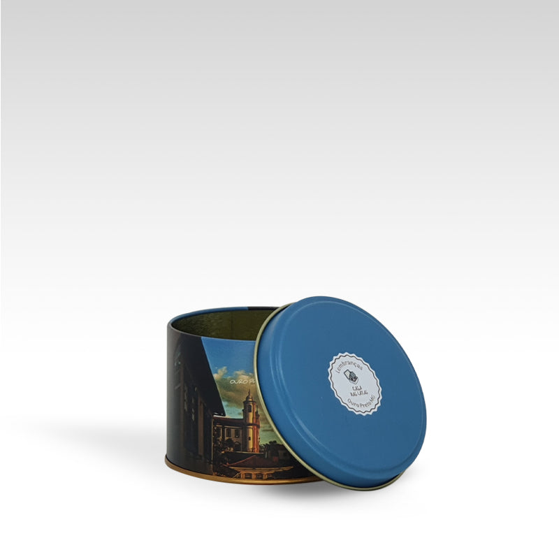 Lata Céu azul Ouro Preto 9,9 x 7,7 cm - Ouro Preto
