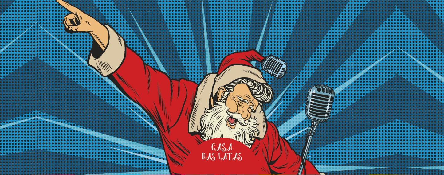 Casa das Latas Noel Cantor 99x122 - Natal