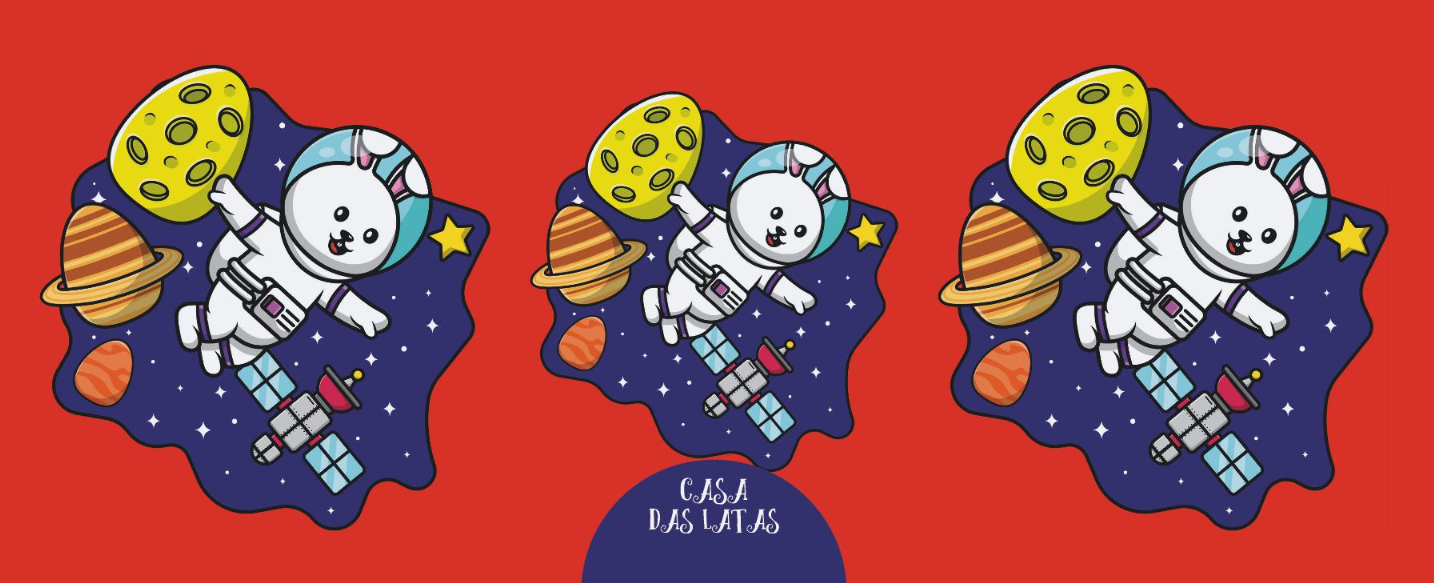 Lata Pascoa Planeta Ovo 9,9x12,2 cm