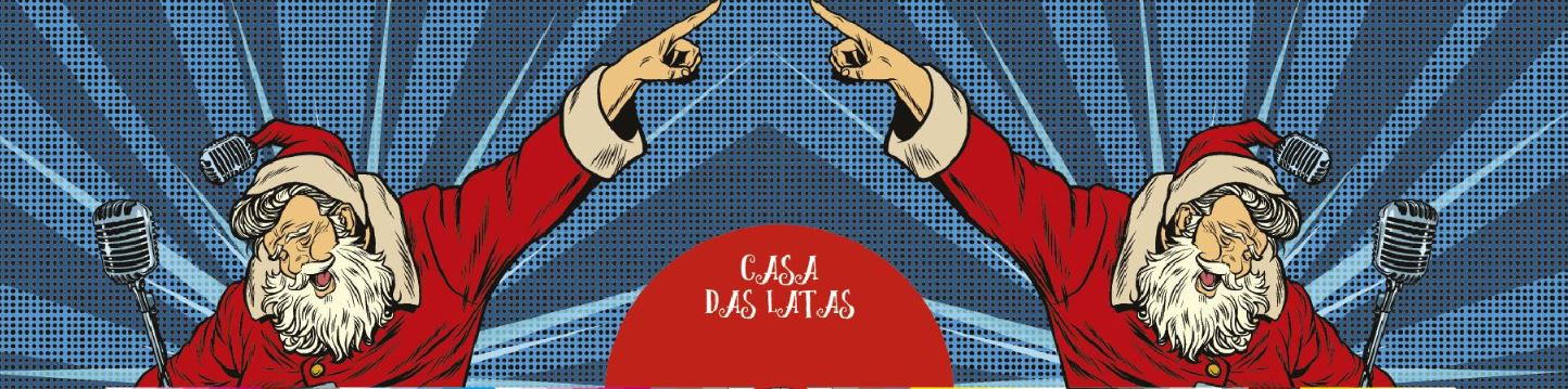 Casa das Latas Papai Noel 99x77 - Natal