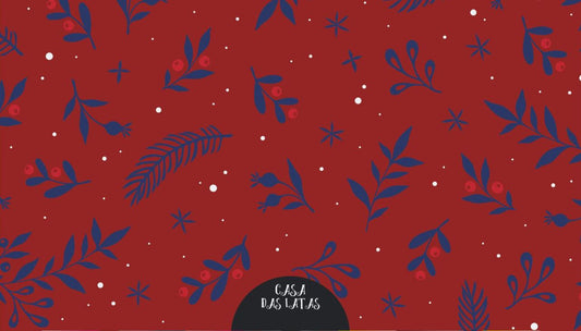 Casa das Latas Ramos Vermelho 9,9x17,6cm