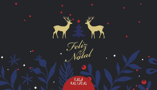 Casa das Latas Rena Feliz Natal 99x176