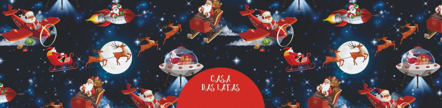 Casa das Latas Rena 99x77 - Natal