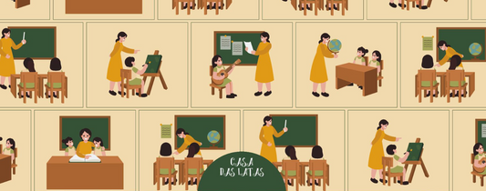Casa das Latas Sala de Aula 99x122