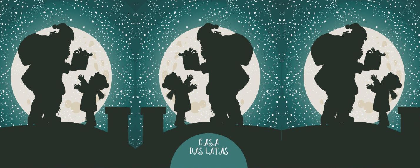 Casa das Latas Sombra Noel Criança 9,9x12,2cm