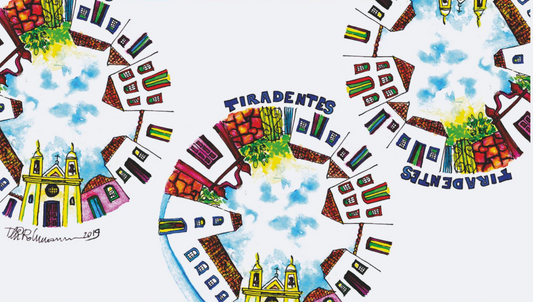 Lata Tiradentes Escrito Azul 9,9x17,6 cm